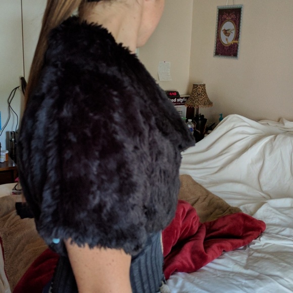 anthropologie • REVERSIBLE faux fur coat - Picture 8 of 8